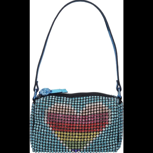KURT GEIGER LONDON Crystal Heart Love Shoulder Bag - Picture 8 of 10